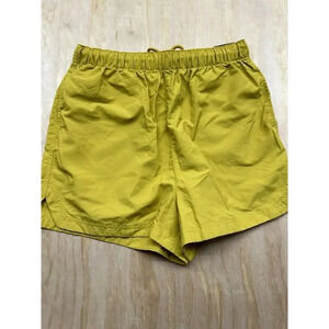 DSG Women’s Running Shorts Grounded Yellow NWTs High Rise Woven 3” Inseam